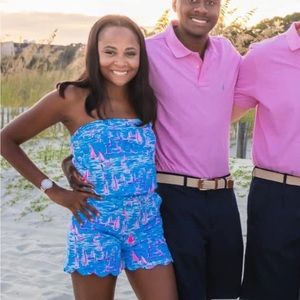 Lily Pulitzer Jace Sailboat Romper